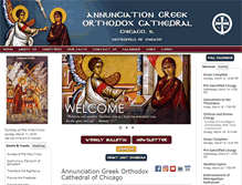 Tablet Screenshot of annunciationcathedralchicago.org